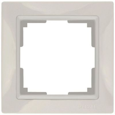 Рамка 1-местная Werkel W0012003 слоновая кость basic (WL03-Frame-01)