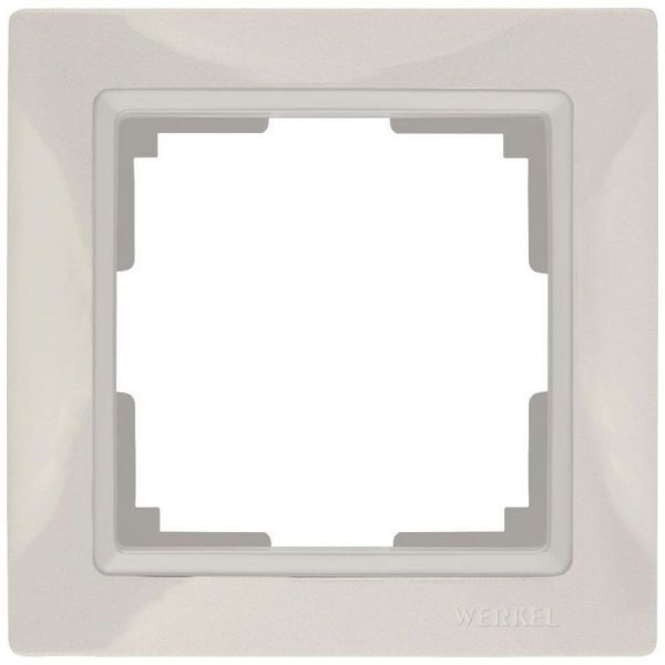 Рамка 1-местная Werkel W0012003 слоновая кость basic (WL03-Frame-01)