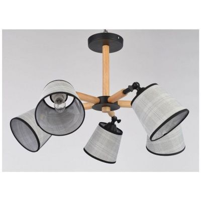 Люстра Linvel LV 9181/5 белый/коричневый