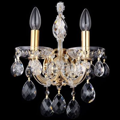 Бра Crystal Lux Isabel AP2 Gold/Transparent Isabel