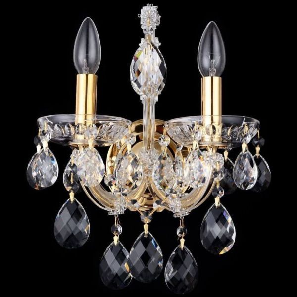 Бра Crystal Lux Isabel AP2 Gold/Transparent Isabel