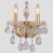 Бра Crystal Lux Isabel AP2 Gold/Transparent Isabel