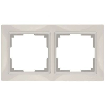 Рамка 2-местная Werkel W0022003 слоновая кость basic (WL03-Frame-02)