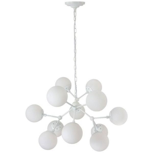 Светильник подвесной Crystal Lux MEDEA WHITE SP12