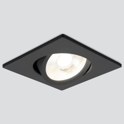Встраиваемый точечный светильник Elektrostandard 15273/LED черный