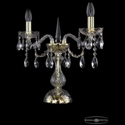 Настольная лампа Bohemia Ivele Crystal 1413L/2/141-39/G
