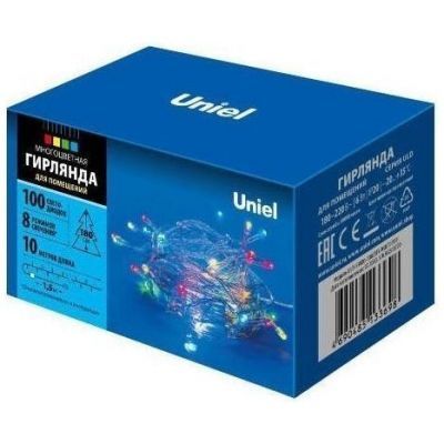 Гирлянда для помещений Uniel ULD-S1000-100/DTA MULTI IP20