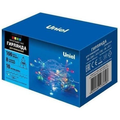 Гирлянда для помещений Uniel ULD-S1000-100/DTA MULTI IP20