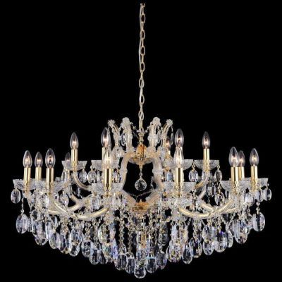 Подвесная люстра Crystal Lux Hollywood SP12+6 Gold Hollywood
