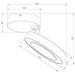 Накладной светодиодный светильник Spila белый 12W 4200К 25105/LED Elektrostandard