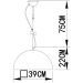 Светильник Arte Lamp A4175SP-1BK