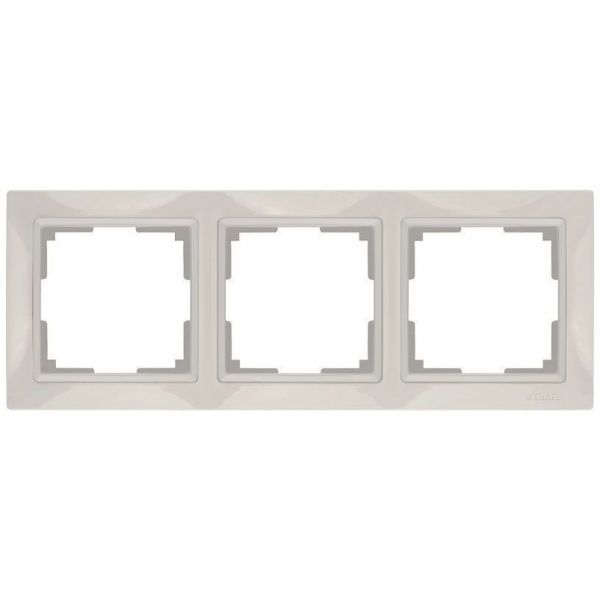 Рамка 3-местная Werkel W0032003 слоновая кость basic (WL03-Frame-03)