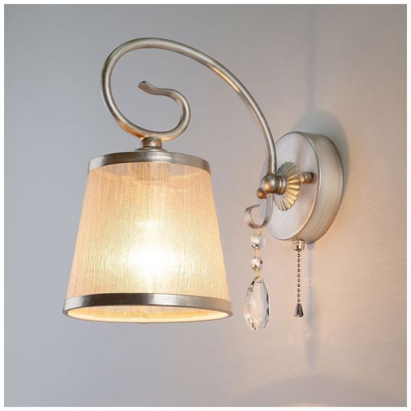 Бра Eurosvet 60065/1 серебро