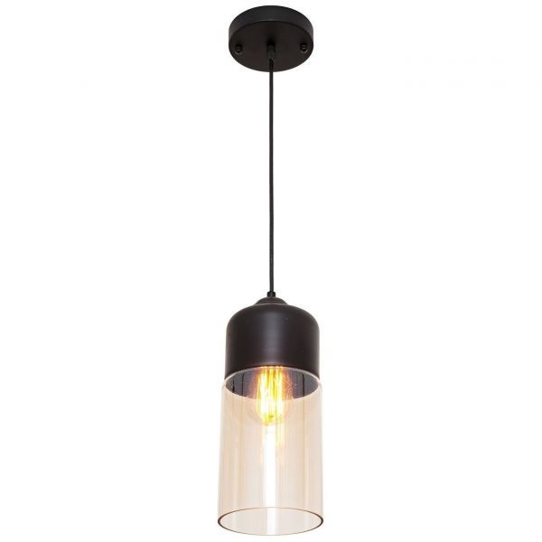 Подвесной светильник Gerhort G51129/1C BK BK+CL