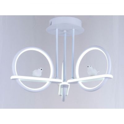 Светильник накладной Linvel MS 1032 Эвока 45-66W 4000К Белый 7920Lm 550х550х335
