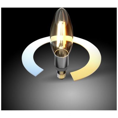 Умная филаментная светодиодная лампа C37 5W 3300К-6500К Е14 CCT+DIM Elektrostandard BLE1437