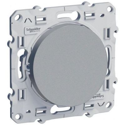 Выключатель Schneider Electric Odace 1-клавишный алюминий