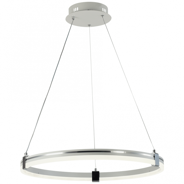 Подвесная светодиодная люстра Profit Light 6043/1 WHT+CHR
