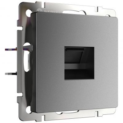 Розетка Ethernet RJ-45 (графит матовый) Werkel W1181064
