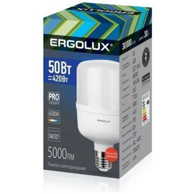 Светодиодная лампа Ergolux LED-HW-50W-E40-6K PRO