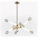 Подвесная светодиодная люстра Odeon Light Modern Kliff 5426/54CL