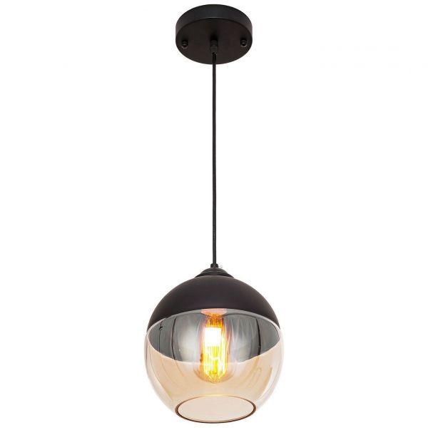 Подвесной светильник Gerhort G51129/1D BK BK+CL