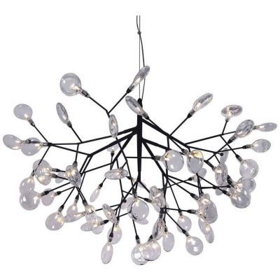 Светильник подвесной Crystal Lux EVITA SP63 BLACK/TRANSPARENT