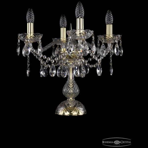 Настольная лампа Bohemia Ivele Crystal 1413L/4/141-39/G