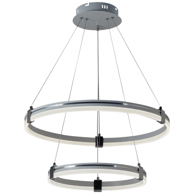 Подвесная светодиодная люстра Profit Light 6043/2 WHT+CHR