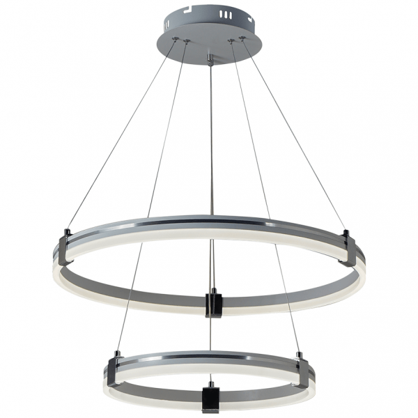 Подвесная светодиодная люстра Profit Light 6043/2 WHT+CHR