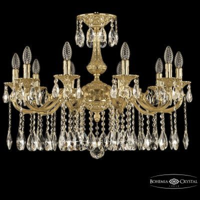 Люстра бронзовая 72101/10/250 A G Bohemia Ivele Crystal