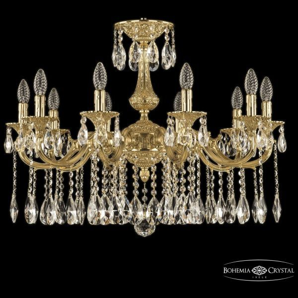 Люстра бронзовая 72101/10/250 A G Bohemia Ivele Crystal