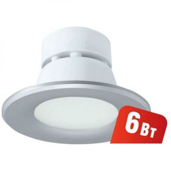 Светодиодный светильник Navigator 94 834 NDL-P1-6W-840-SL-LED