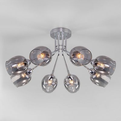 Потолочная люстра Eurosvet 30164/8 хром Marci