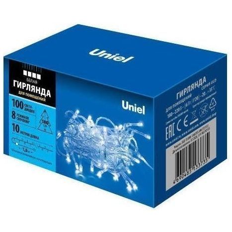 Гирлянда для помещений Uniel ULD-S1000-100/DTA WHITE IP20