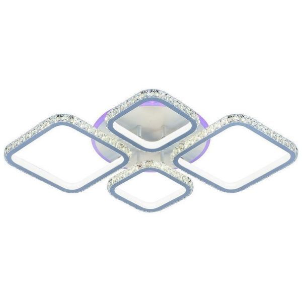 Потолочный светодиодный светильник 8010/2+2 WHT 208W+8W RGB Profit Light