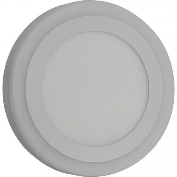 Встраиваемый светодиодный светильник 18W 3000K с синим контуром Smartbuy SBL-DLB-18-3K-B