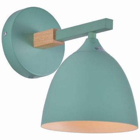 Бра Linvel LB 9447/1 Сан Зелёный/дерево Е27 60W 230х150х220мм