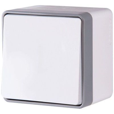 Выключатель 1-клавишный Werkel W5010201 IP44 белый (WL15-01-02)