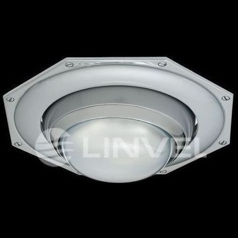 Светильник встраиваемый Linvel 305 PC/N R-50 многогран.жем. хр./ник.