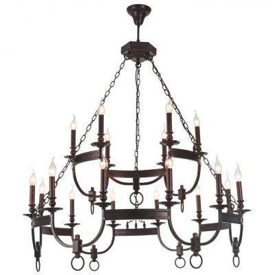 Люстра Crystal Lux SUERTE BROWN SP12+6
