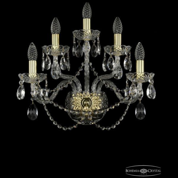Бра Bohemia Ivele Crystal 1402B/2+2+1/195/XL/G