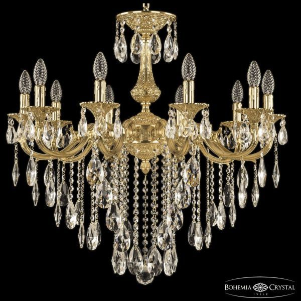 Люстра бронзовая 72101/10/250 B G Bohemia Ivele Crystal