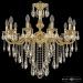Люстра бронзовая 72101/10/250 B G Bohemia Ivele Crystal