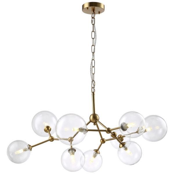 Подвесная люстра Crystal Lux MAXIMO SP9 BRONZE Maximo