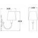 Настенное бра Arte Lamp Gracie A7301AP-1PB