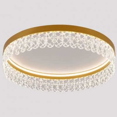 Светильник потолочный Linvel MS 1128 112W Золото 3000-6000К диммируемый с ПДУ 7056Lm D500 H110