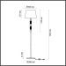 Торшер Odeon Light Candy 4861/1FA