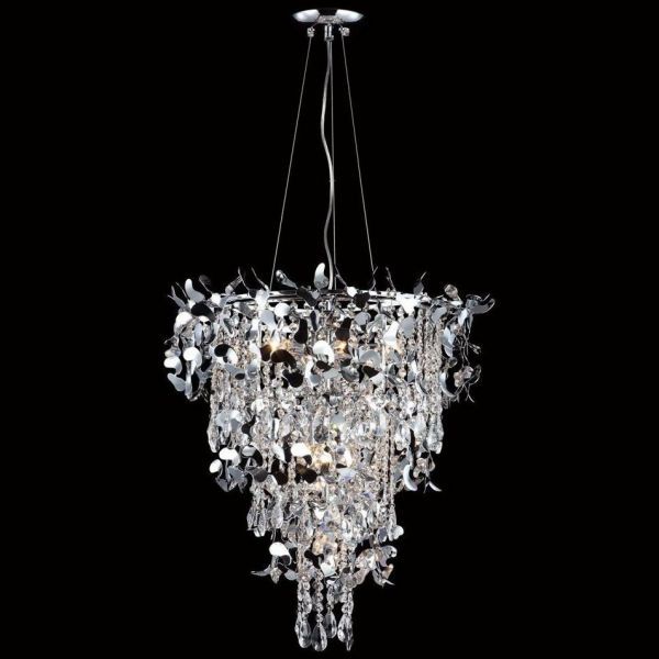 Светильник подвесной Crystal Lux ROMEO SP10 CHROME D600