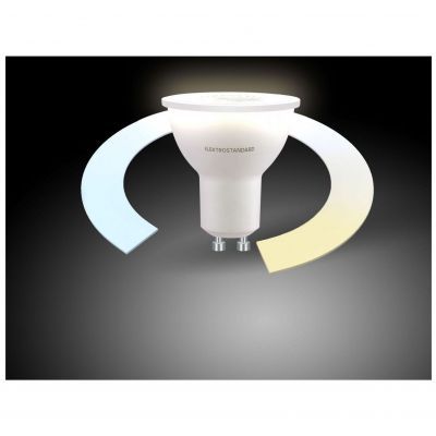 Умная светодиодная лампа LED 5W 3300К-6500К CCT+DIM GU10 Elektrostandard BLGU1016